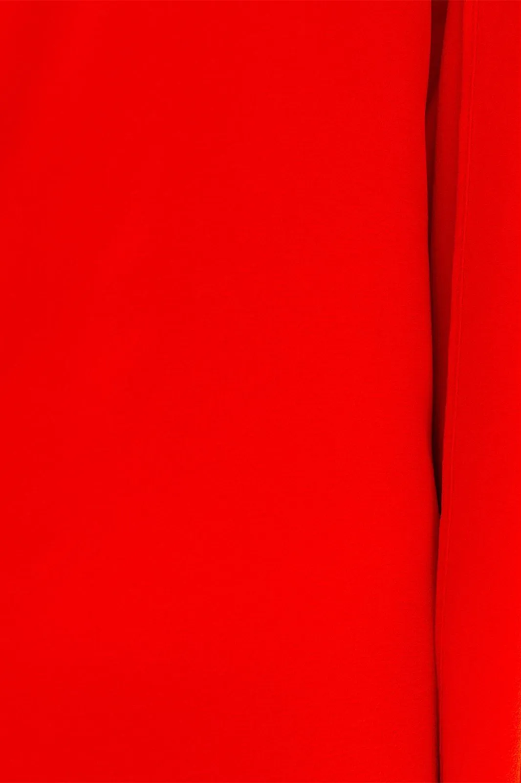 Side To Side One Shoulder Statement Dress - Red