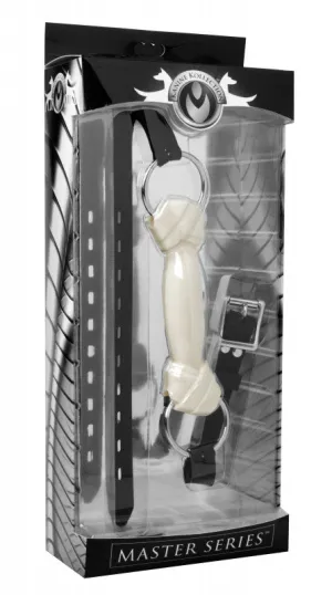 Silicone Bone Gag - White
