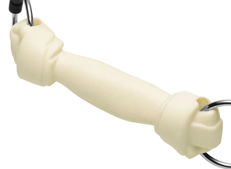 Silicone Bone Gag - White