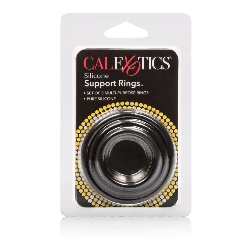 Silicone Support Rings Black