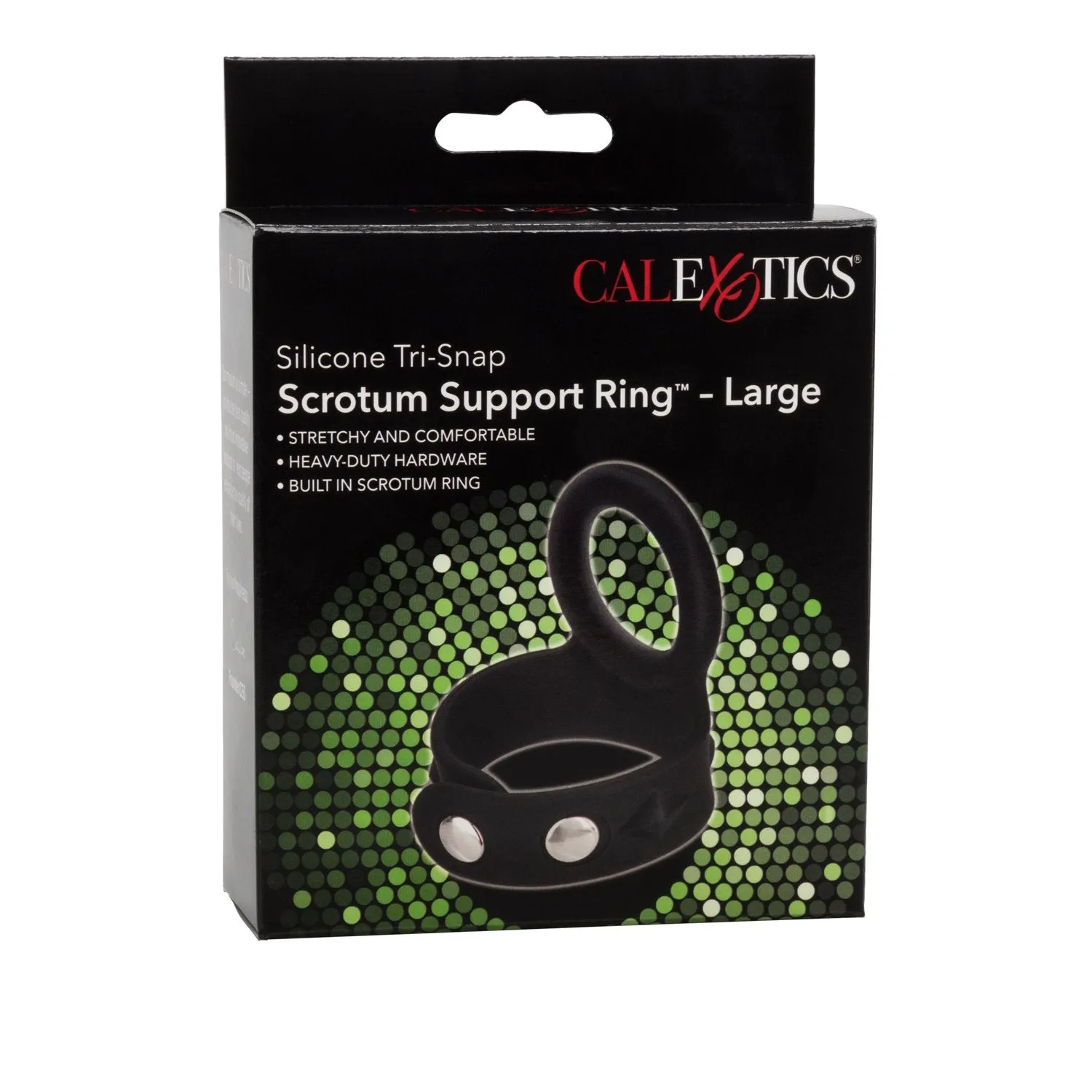 Silicone Tri-Snap Scrotum Support Ring - Large