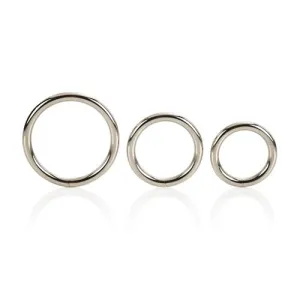 Silver Metal Ring Set