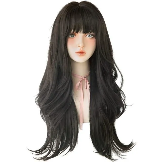 (Simple Packed) Barra | ROSE CAP HEAT RESISTANT WIG
