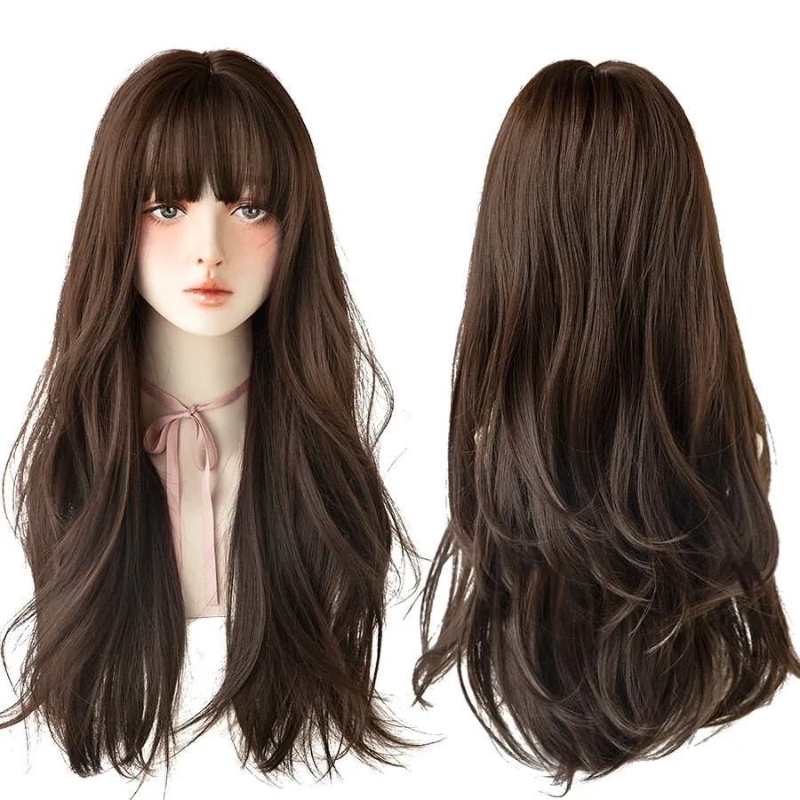 (Simple Packed) Barra | ROSE CAP HEAT RESISTANT WIG