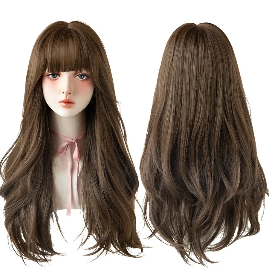 (Simple Packed) Barra | ROSE CAP HEAT RESISTANT WIG