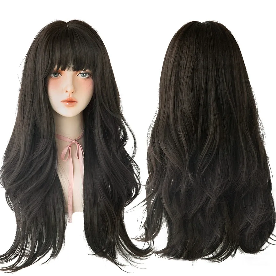 (Simple Packed) Barra | ROSE CAP HEAT RESISTANT WIG