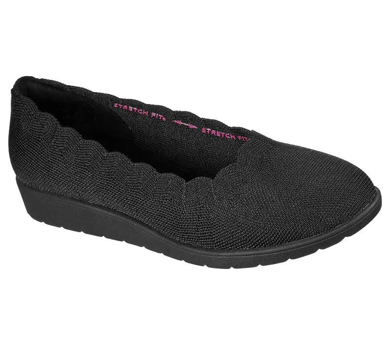 Skechers 158156 Cleo Flex Wedge Spellbind Slipper für Damen, weite Passform
