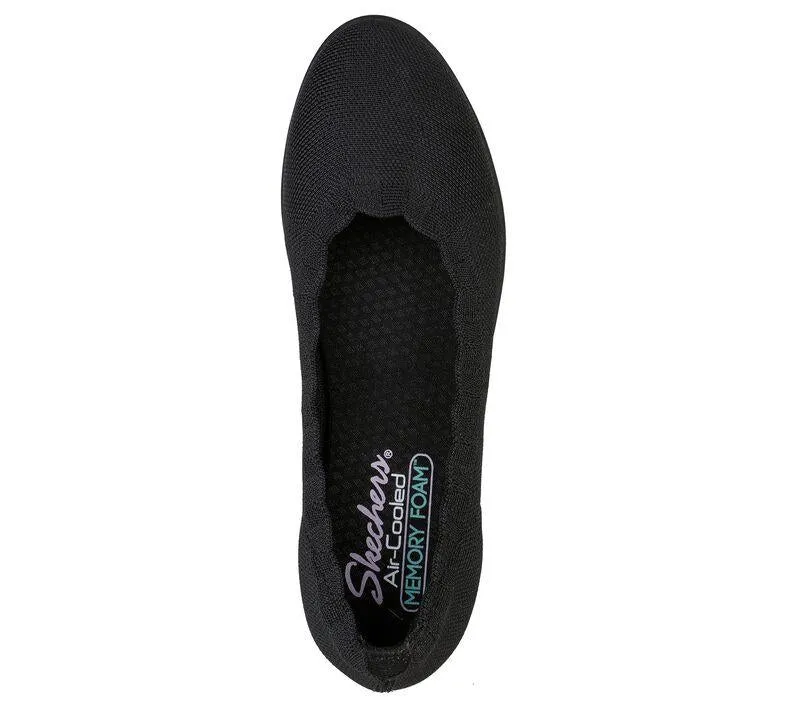 Skechers 158156 Cleo Flex Wedge Spellbind Slipper für Damen, weite Passform