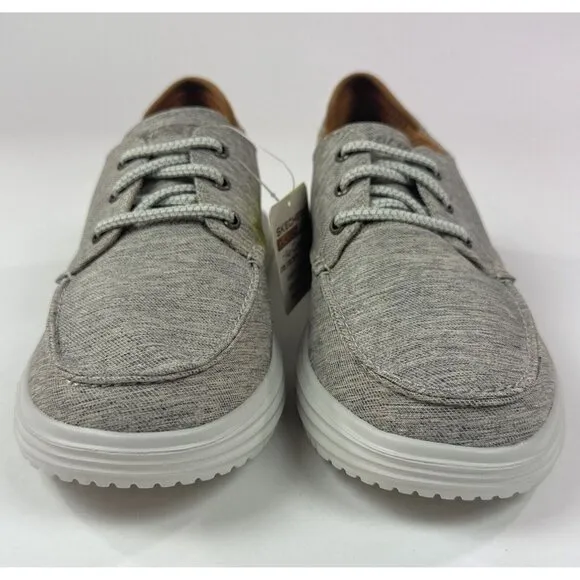 Skechers Proven Ralenzo Mens 8 Taupe Comfort Walking Shoes Sneakers 204578 / TPE