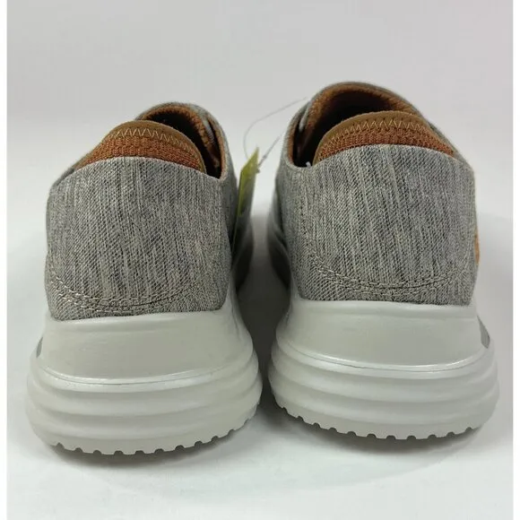 Skechers Proven Ralenzo Mens 8 Taupe Comfort Walking Shoes Sneakers 204578 / TPE