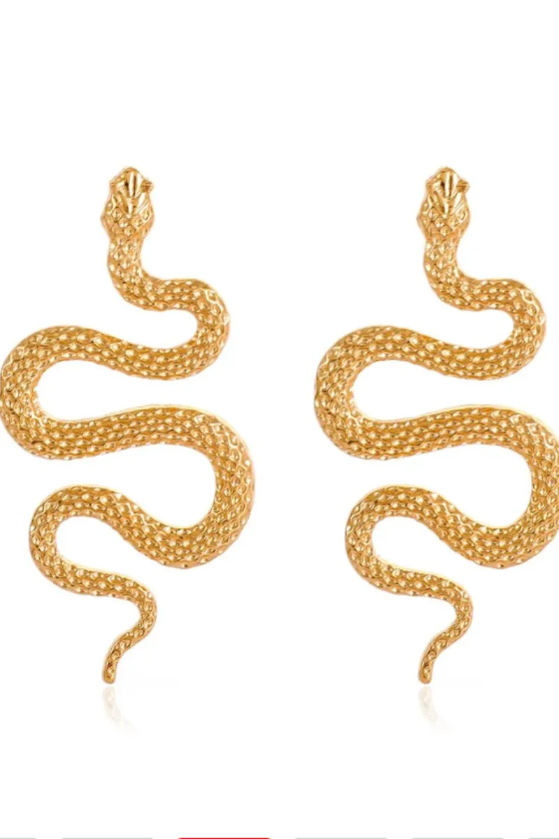 SNAKE IN THE GRASS EARRINGS