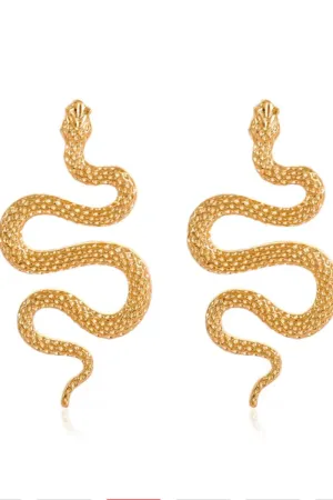 SNAKE IN THE GRASS EARRINGS
