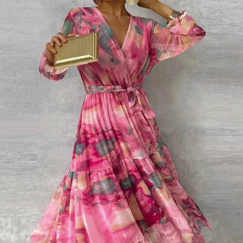Sophia™ - Chic Floral Handcrafted Dress