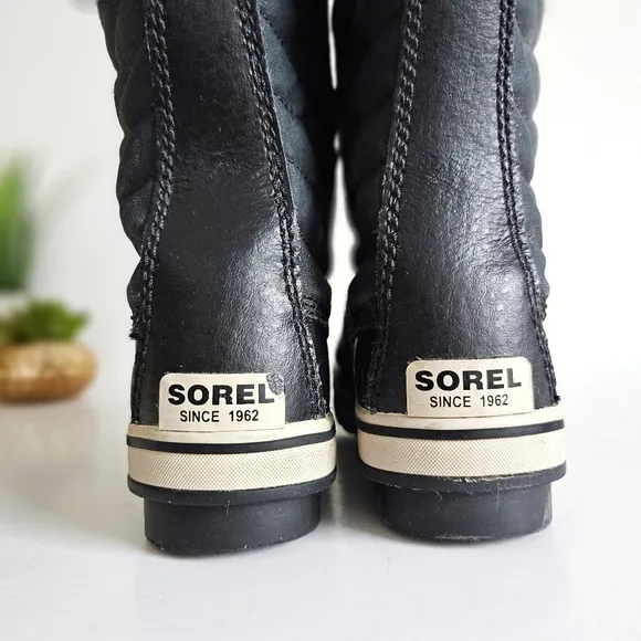 SOREL Children's Tofino ll Waterproof Winter Insulated Girls Black Boots Size 3
