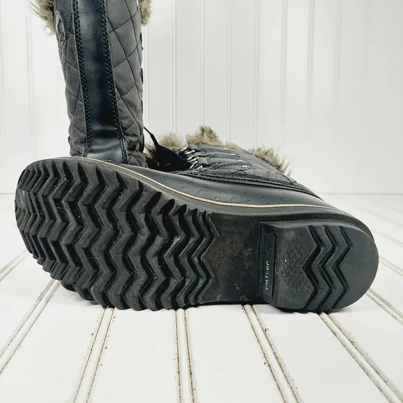Sorel Tofino II Lace Up Round Toe Black Winter Boots F17