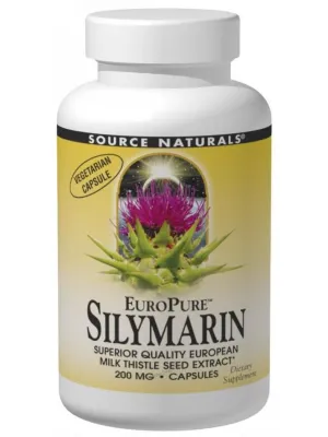 Source Naturals, EuroPure Silymarin, 200mg, 120 ct