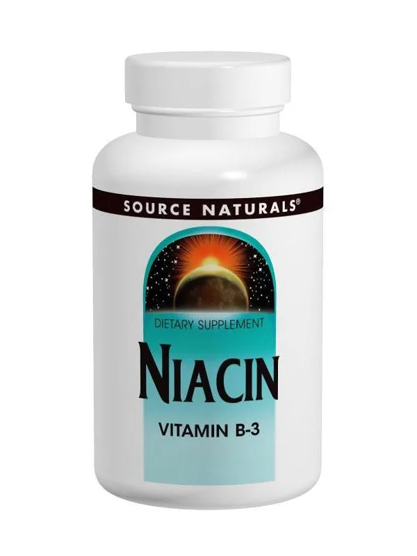 Source Naturals, Niacin Vitamin B 3, 100mg, 100 ct