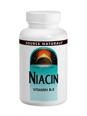 Source Naturals, Niacin Vitamin B 3, 100mg, 100 ct