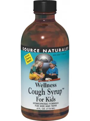 Source Naturals, Wellness Cough Syrup for Kids, 8 oz