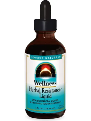 Source Naturals, Wellness Herbal Resistance liquid, 4 oz