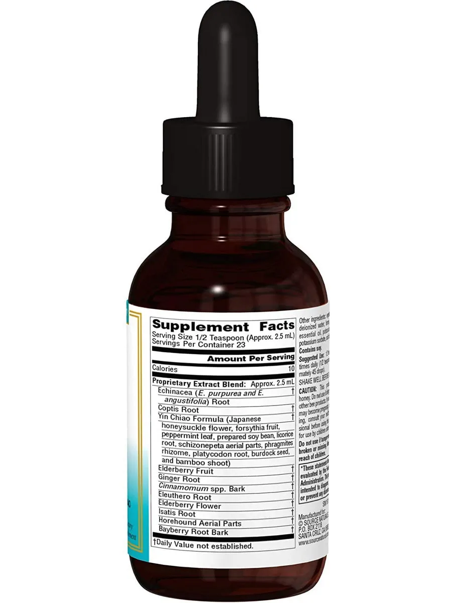 Source Naturals, Wellness Herbal Resistance™ Liquid Alcohol Free Formula, 2 fl oz