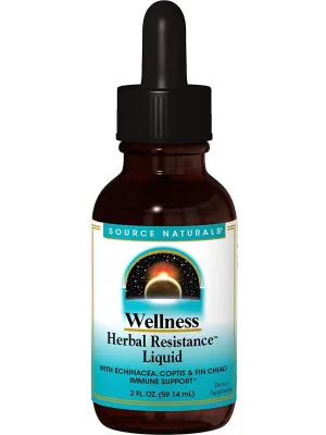 Source Naturals, Wellness Herbal Resistance™ Liquid Standard Formula, 2 fl oz