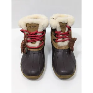 Sperry Alpine Saltwater Big Kid Size 4 Brown/Black NEW (no box)