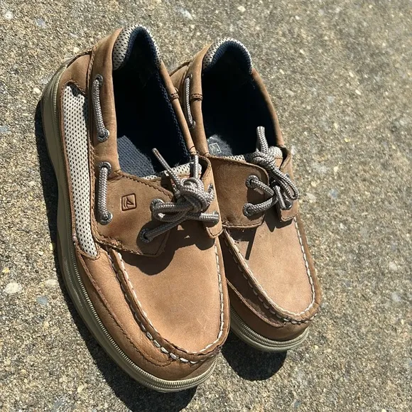 SPERRY TOPSIDER LANYARD UNISEX SHOES SIZE KIDS 3
