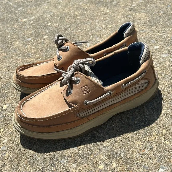 SPERRY TOPSIDER LANYARD UNISEX SHOES SIZE KIDS 3