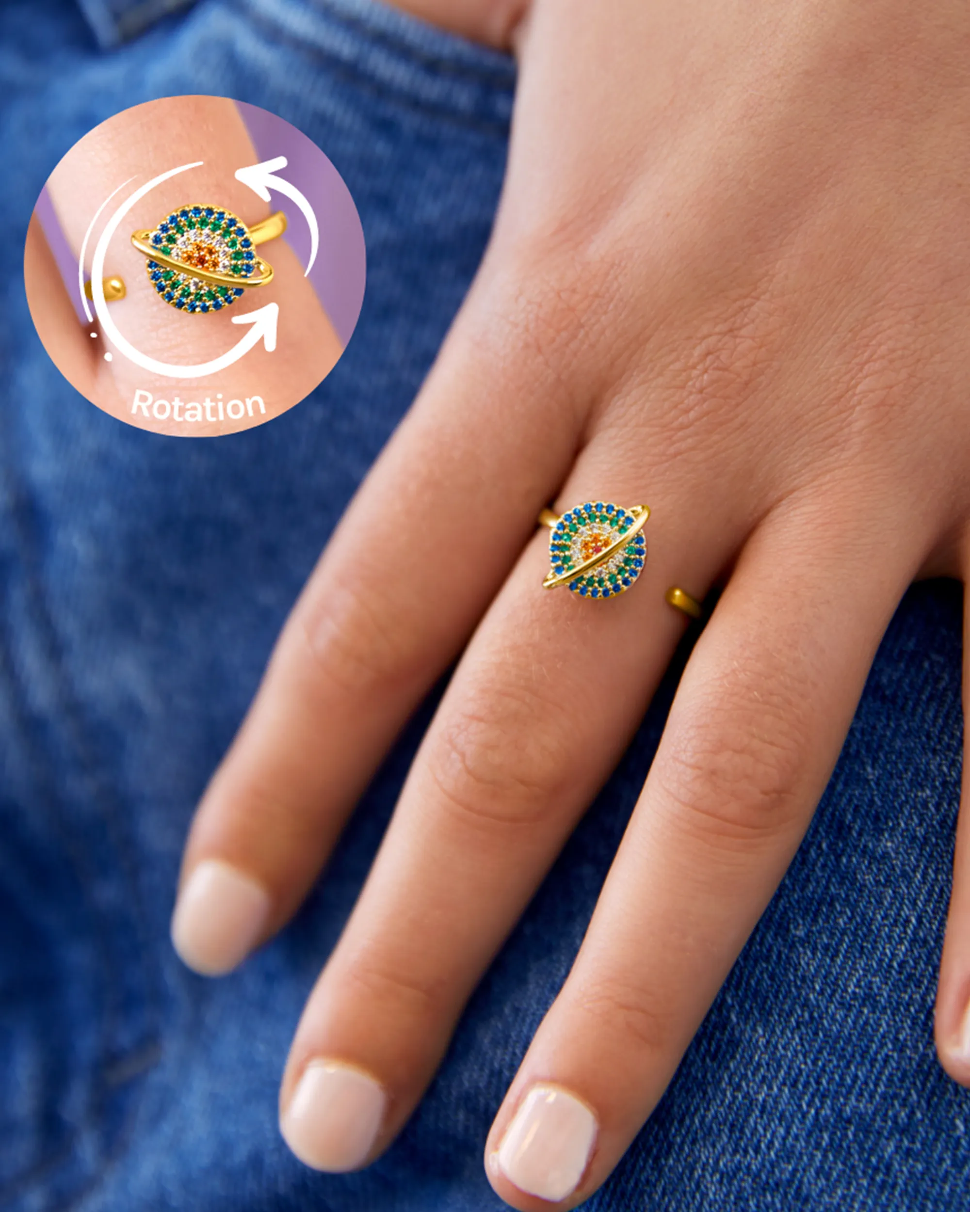 Spinner Anxiety Ring