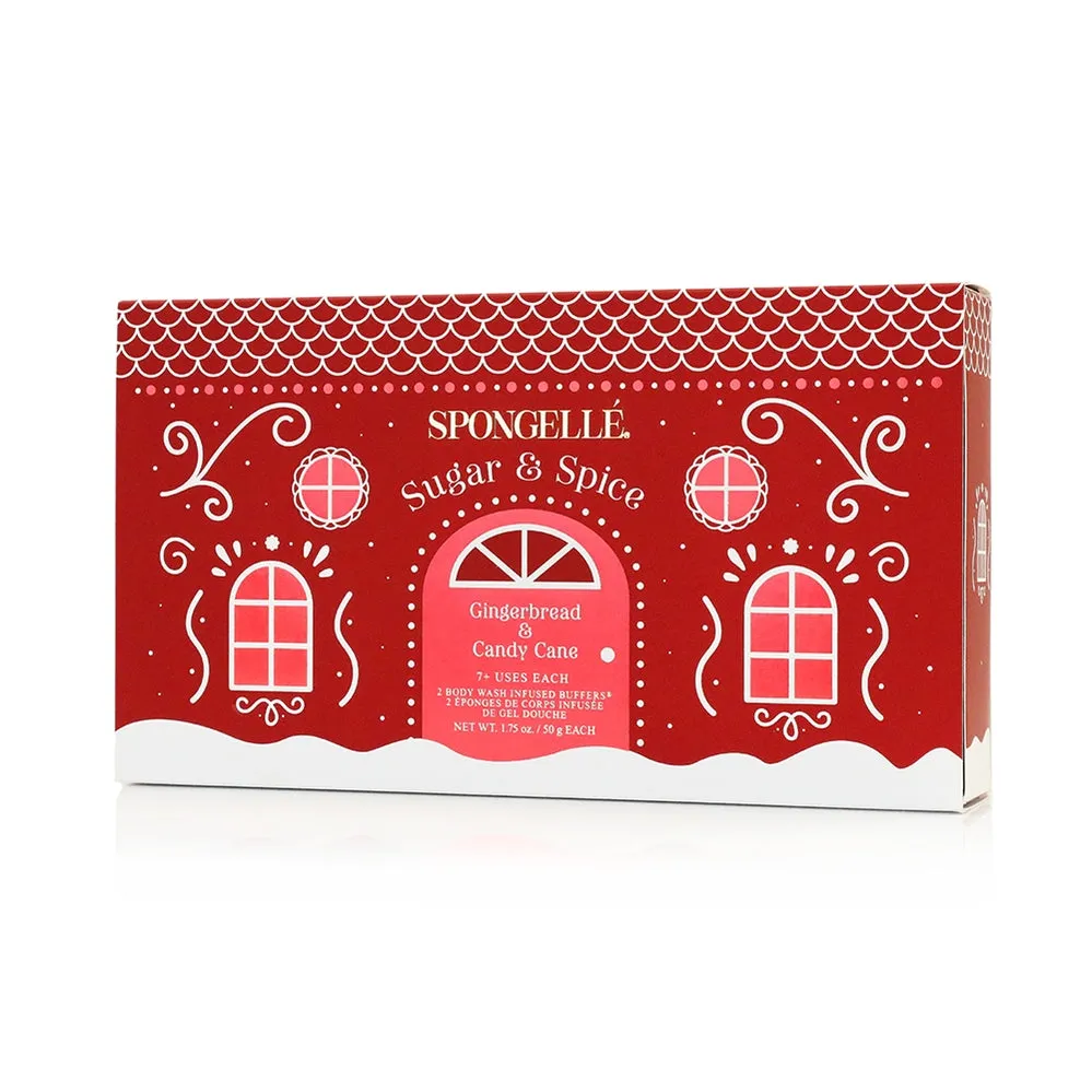 Spongellé - Sugar & Spice Gingerbread Holiday Gift Set Christmas Gift