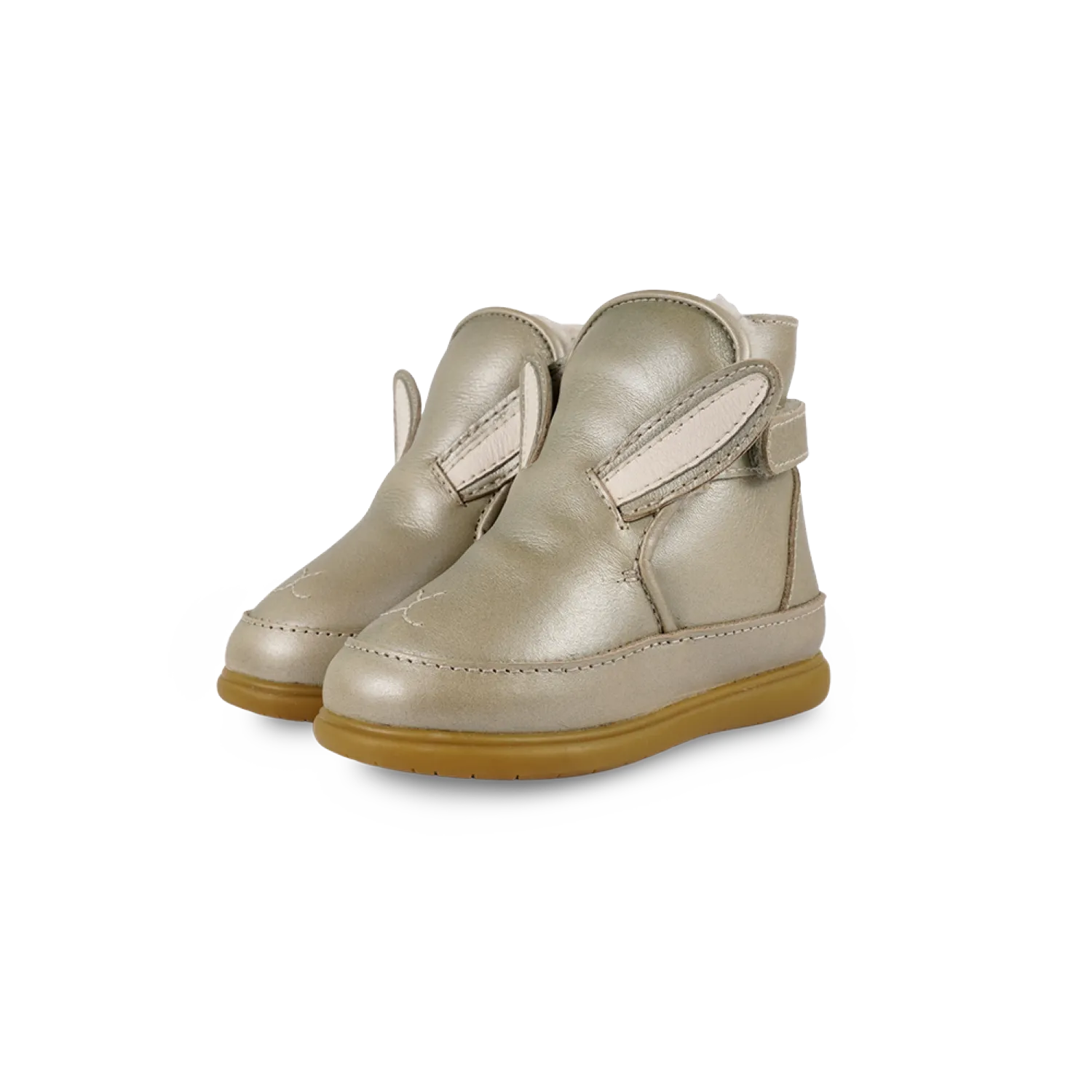 Sprink Shoes | Bunny | Champagne Metallic Leather