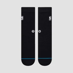 Stance NBA Logoman ST Crew Socks Black