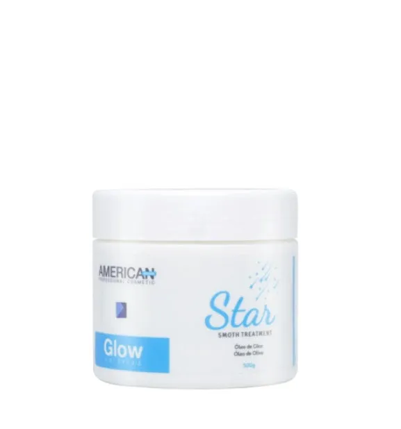 Star Smooth Treatment Glow Anti Frizz Coconut Olive Mask 500g - American Desire