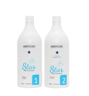 Star Smooth Treatment Volume Reducer Hair Anti Frizz Kit 2x1L - American Desire