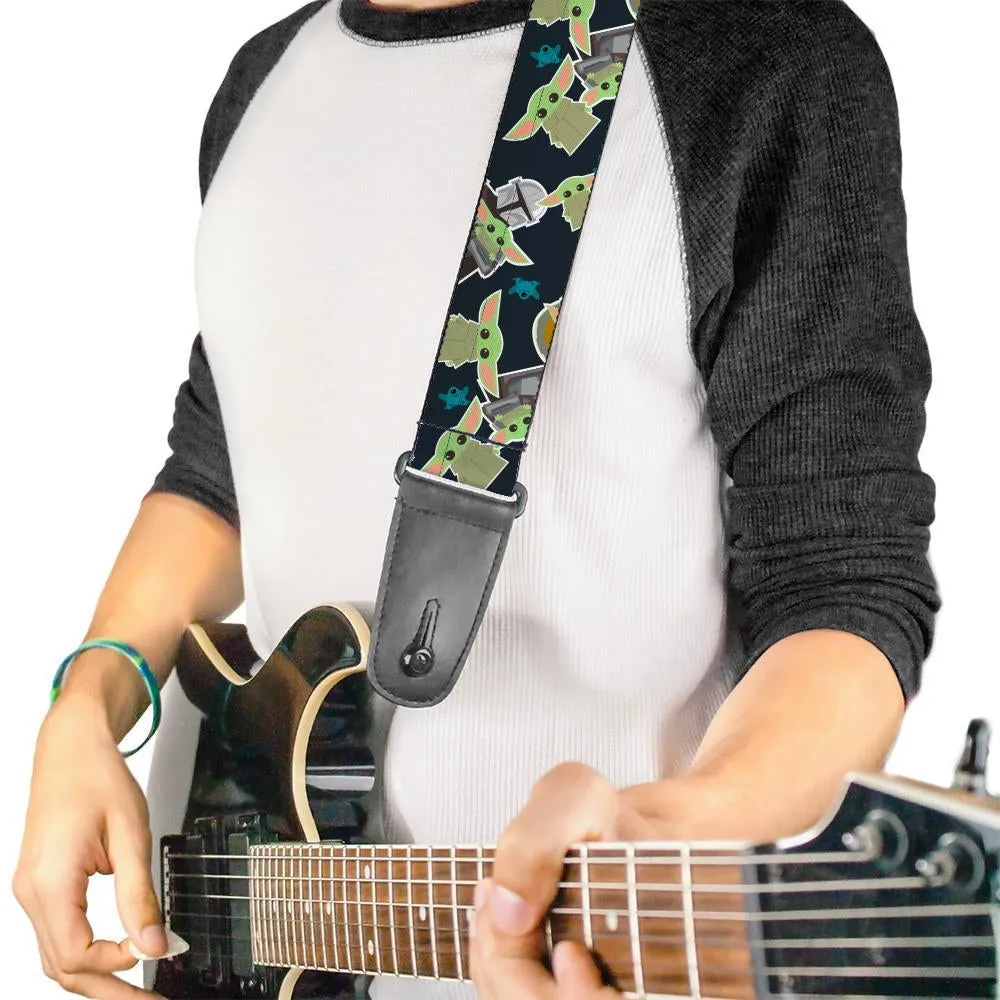 Star Wars The Mandalorian The Child and Frog Guitar Strap By Buckle Down