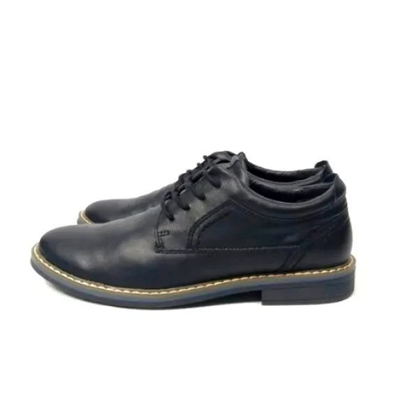 STEVE MADDEN Little Boys Bevan Lace up Classic Oxford Shoes Black Size 4