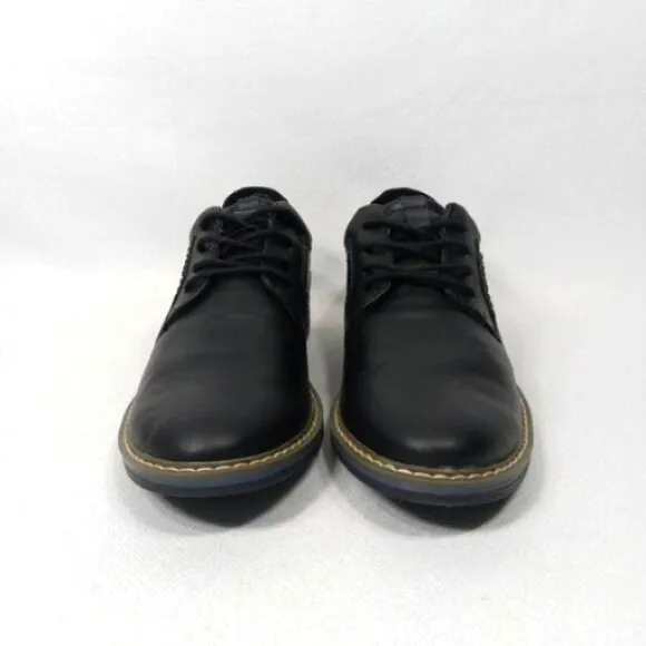 STEVE MADDEN Little Boys Bevan Lace up Classic Oxford Shoes Black Size 4
