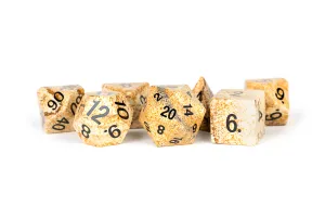 Stone 7 Dice Set Picture Jasper 16mm