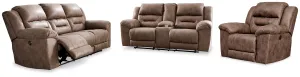 Stoneland Sofa, Loveseat and Recliner