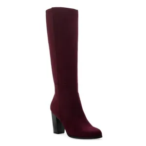 STYLE &amp; COMPANY Womens Purple Addyy Round Toe Block Heel Boots Shoes 9.5 M