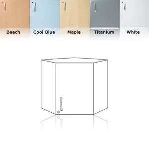 Sunflower Corner Wall Cabinet | 605mm