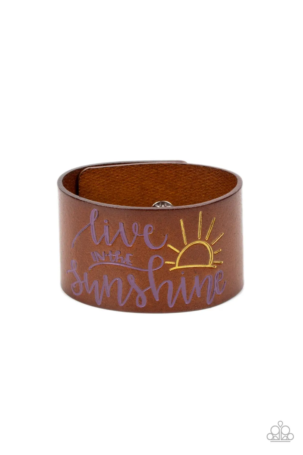 Sunshine Season - Purple Bracelet - Paparazzi Accessories