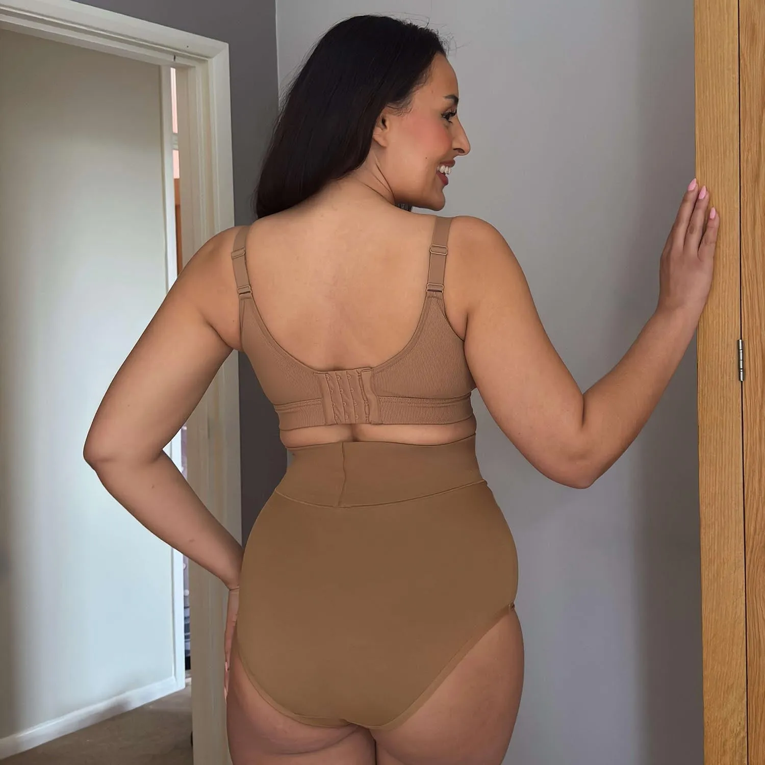 Super High Waist Panties - Caramel