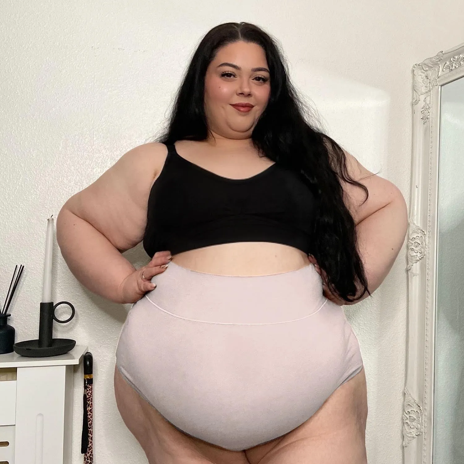 Super High Waist Panties - Milk Bottle