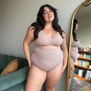 Super High Waist Panties - Milk Bottle