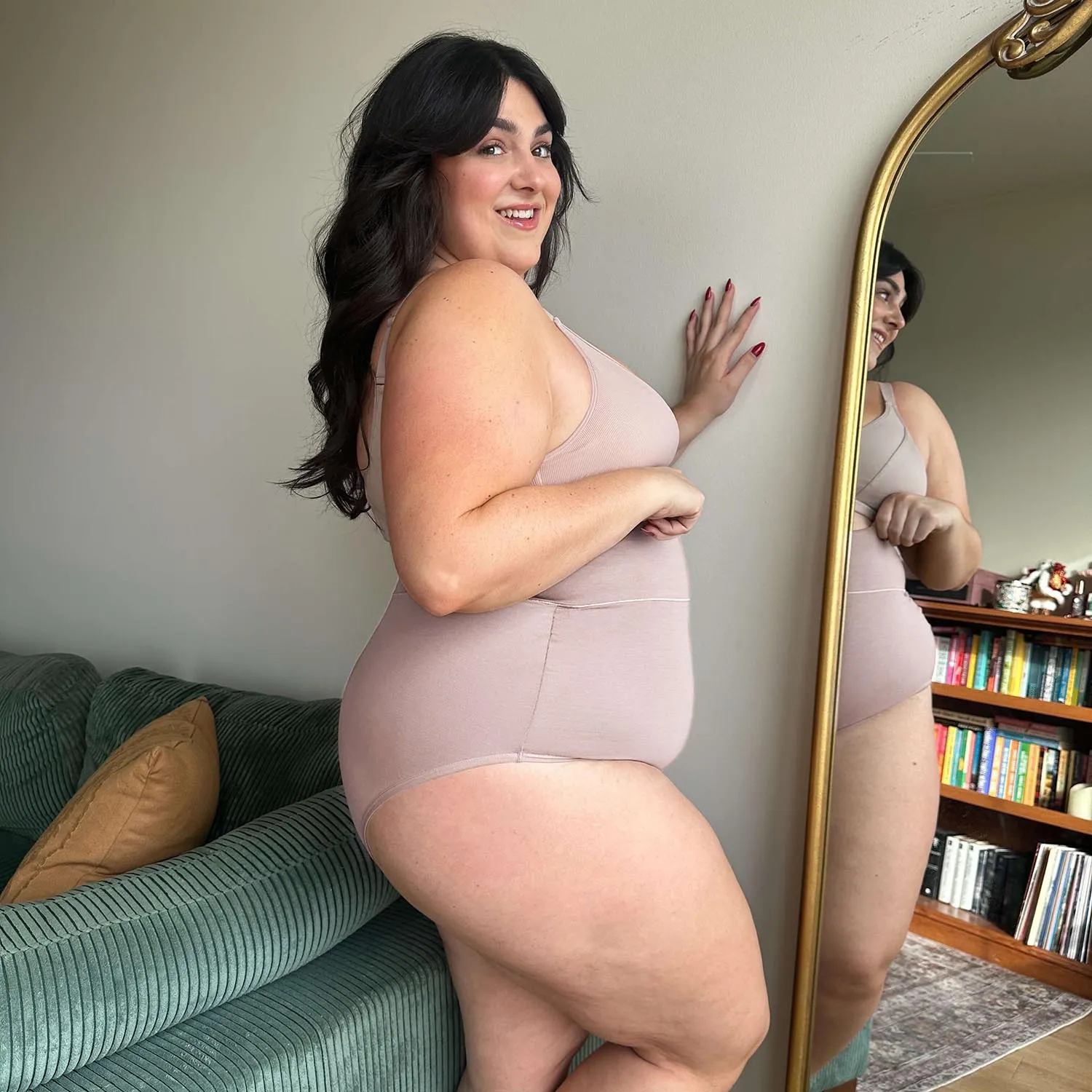 Super High Waist Panties - Milk Bottle