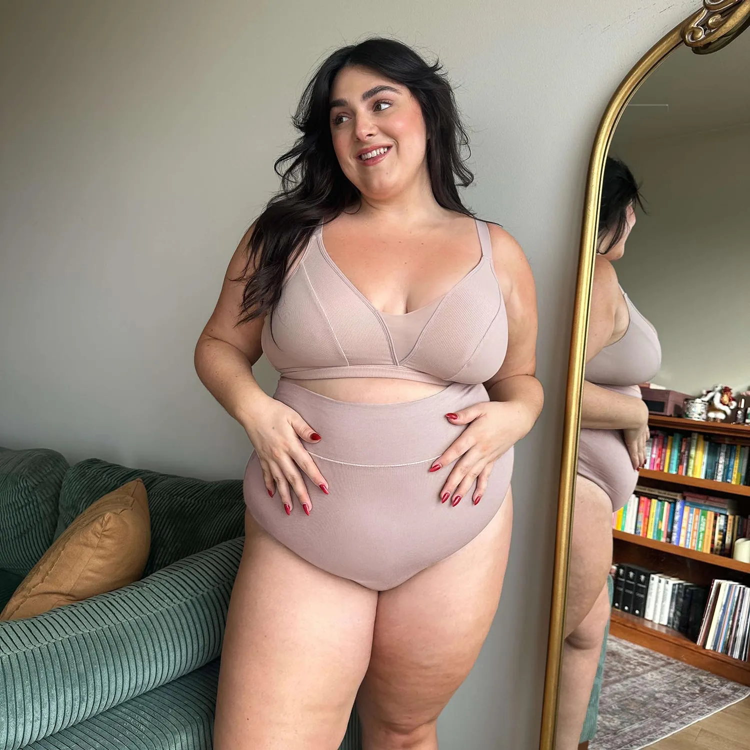Super High Waist Panties - Milk Bottle