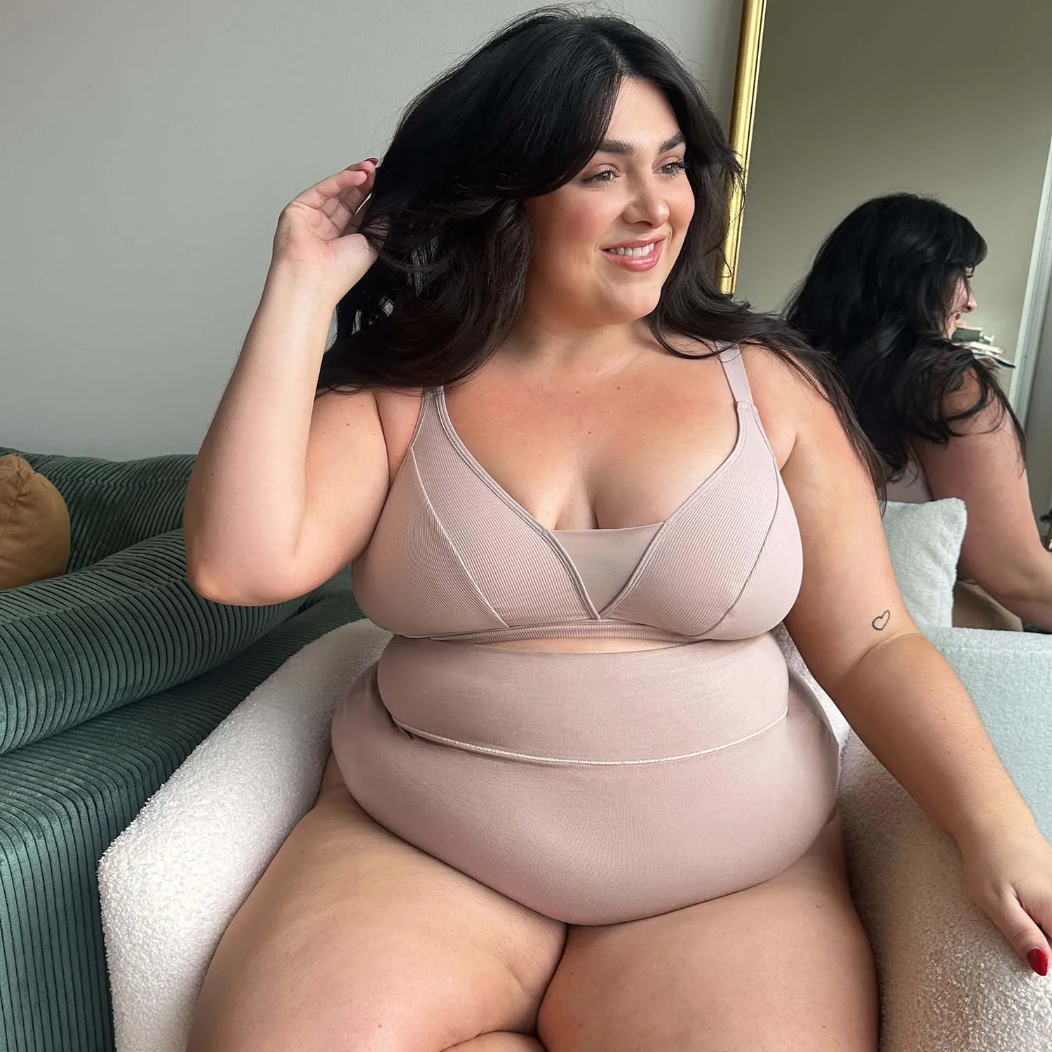 Super High Waist Panties - Milk Bottle