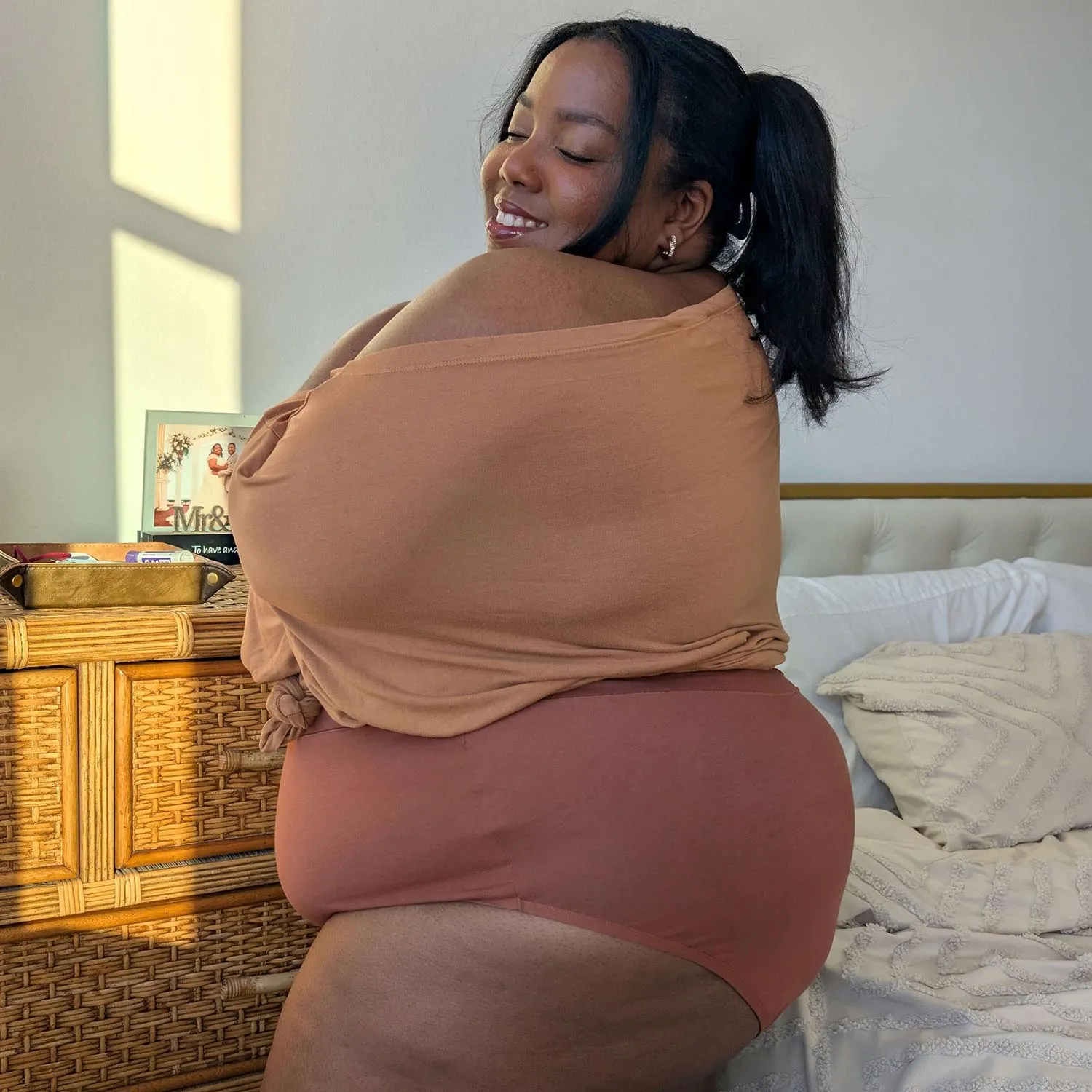 Super High Waist Panties - Root Beer